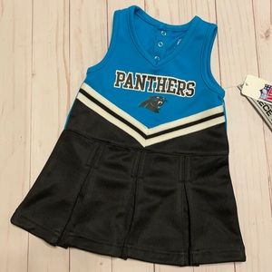 NFL Carolina Panthers Baby Girl Cheer Outfit